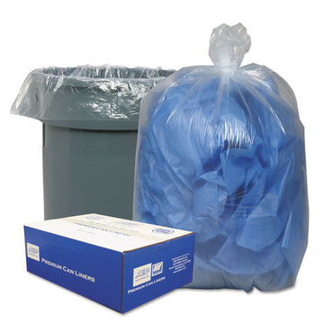 Classic Clear Linear Low-density Can Liners, 33 Gal, 0.63 Mil, 33" X 39", Clear, 250-carton freeshipping - TVN Wholesale